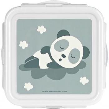 Fiambrera Preescolar Safta Dormilon Gris de Poliuretano 13x7.5x13 cm