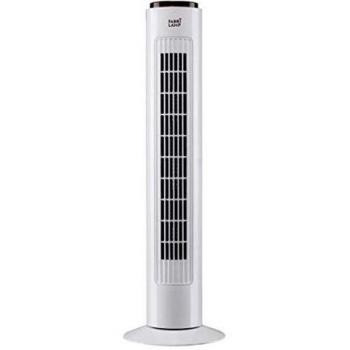 Ventilador de Torre blanco modelo FRONTON 45w con mando a distancia y temporizador de apagado Fabrilamp