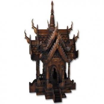 Original thailändisches fantasma Casa aprox. 80 cm de alto - 19103 - Altar Schrein Templo Buda Feng Shui