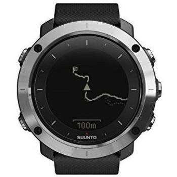 Suunto TRAVERSE Black, Reloj GPS outdoor para excursionismo y senderismo, Hasta 100 h de batería, Sumergible, Negro, SS021843000
