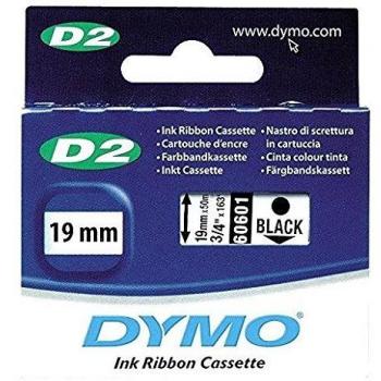 DYMO 12mm D2 label tape cinta para impresora de etiquetas - Cintas para impresoras de etiquetas