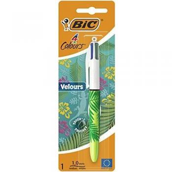 Pack de 1 Bolígrafo 4 Colores Jungle Punta Media BIC