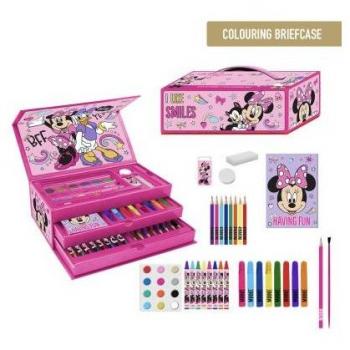 Set de Papelería Coloreable Maletín Minnie Mouse