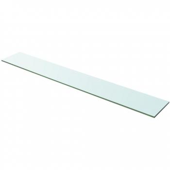 vidaXL Shelf Panel Glass Clear 100x15 cm
