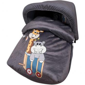 Saco Grupo 0 Impermeable con Capota y Cubre Arnés Babyline Enjoy