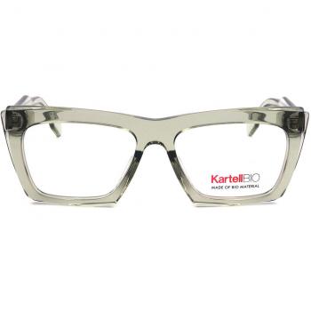 Kartell KL511V 04 Gafas Recetadas para Hombre Verdes con armazón verde y lentes recetados