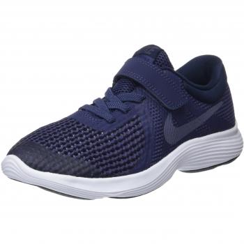 Nike Revolution 4 (PSV), Zapatillas de Running para Niñas, Azul (Neutral Indigo/Light Carbon/Obsidian 501), 34 EU