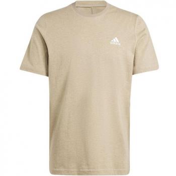 Camiseta Adidas Seasonal Essentials Melange Hombre Negro Manga Corta