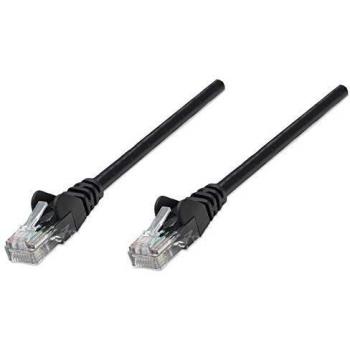 Intellinet KB001540 Cat5e RJ45 Male to Male UTP Network Cable, 15 Meter Length, Black, Black