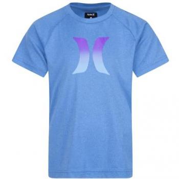 Hurley Camiseta de Manga Corta para Niños Ombre Icon UPF