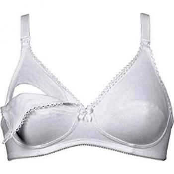Naturana blanco y negro sujetador de maternidad lactancia tamaños 34 36 38 40 42 44 B C D DD E F gastos de envío gratis blanco blanco 90F, E