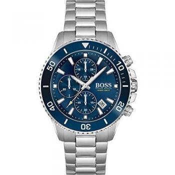 BOSS Men Analog Quartz Watch with Stainless Steel Strap 1513907