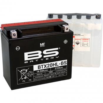 Batería AGM BS YTX20HL-BS con ácido para moto Harley Davidson 1584 Flstc Heritage