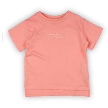 Camiseta de niña coral de manga corta Good Energy, algodón, talla 9-10 años