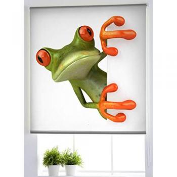 Estor Enrollable Translúcido Estampado de Animales - Fácil Instalación para Ventanas y Puertas - 110 x 180 cm - Modelo A-861 - Envío Gratis