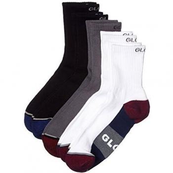 Globe GB71439013 Calcetines, Hombre, Blanco/Negro, 39/44.5