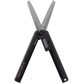 Midori 49469006 XS - Tijera, color negro