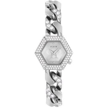 Philipp Plein The Hexagon Groumette Women's Silver Quartz Watch PWWBA0123