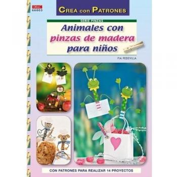 ANIMALES CON PINZAS DE MADERA PARA NIÑOS