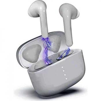 HOISTAC Auriculares Inalámbricos,Auriculares Bluetooth 5.1 Estéreo con Micrófono Dual Incorporado,Se Puede Utilizar Durante 6 Horas Seguidas para Trabajo/Viajes/Gimnasio