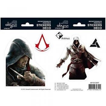 ABYstyle - ASSASSIN'S CREED - Stickers - 16x11cm - Ezio / Altaïr