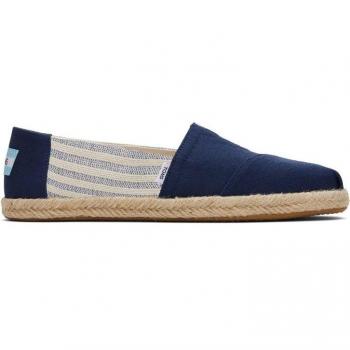 Alpargatas de mujer en lona color azul