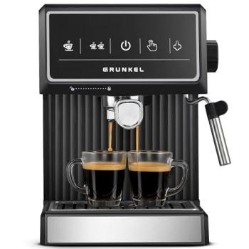 Cafetera Espresso Grunkel Cafpresso-20pulse - 20 Bares - 850W - Pantalla Táctil - 1,8L - Negro