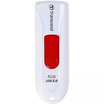 Transcend JetFlash 590 4GB USB 2.0 Color blanco unidad flash USB - Memoria USB