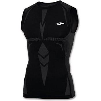 Joma Brama Emotion - Camiseta térmica sin mangas para hombre, color negro, talla L-XL