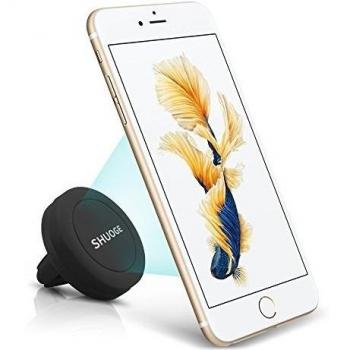 shuoGe - base de teléfono para coche, giratoria, 360 grados, magnética, Universal, para ranura de ventilación
