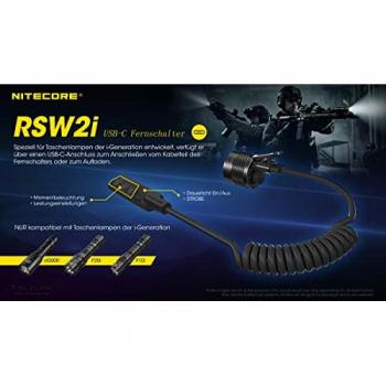 Nitecore RSW2i - Interruptor para linternas de la serie i (par de chaceleros)