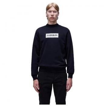 Napapijri Men's Box Logo Sweatshirt - Black - XL