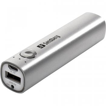 Sandberg PowerBar 2200 mAh Silver - baterías externas