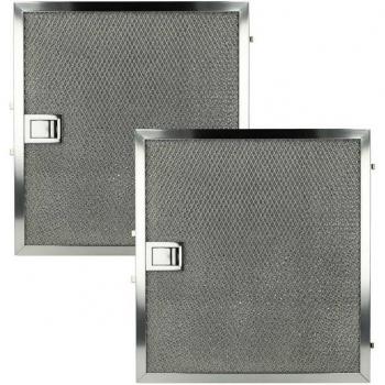 2x Filtro Metálico de Grasa Compatible con Miele DA 430-4 y DA 430-4 EXT Campana Extractora