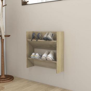 Zapatero de pared Sonoma 60x18x60 cm en aglomerado