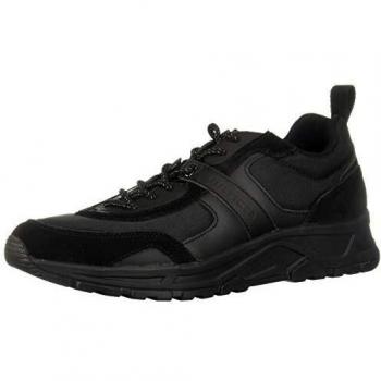 Tommy Hilfiger Men's Mixed Texture Fashion Trainers 7 UK Black