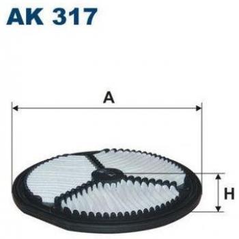 Filtro de aire FILTRON AK317 - Filtro de aire, compatible con vehículos específicos, diseñado para mejorar la calidad del aire en el habitáculo, fácil instalación, fabricado con materiales de alta calidad para una mayor durabilidad y eficiencia en l