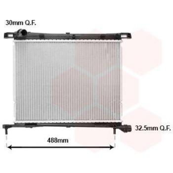 Radiador de motor VAN WEZEL 17012721, refrigeración eficiente y compatible