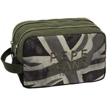 Pepe Jeans Otto Neceser de Viaje, 4.99 Litros, Color Verde