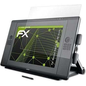 atFoliX Protección de Pantalla Wacom CINTIQ 24 HD touch Lámina protectora Espejo - FX-Mirror con efecto espejo