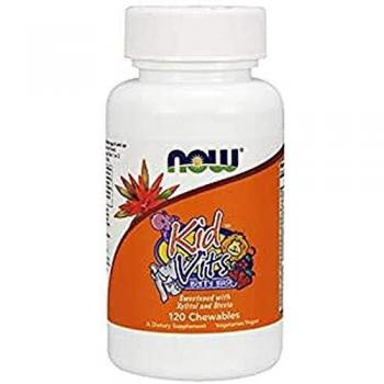 Now Foods Kid Vits Berry Blast - 120 Chewable Multivitamins for Kids