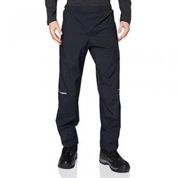 Berghaus Regenhose Long Leg Paclite Pants Pantalones para Caminar, Uomo, Black, M