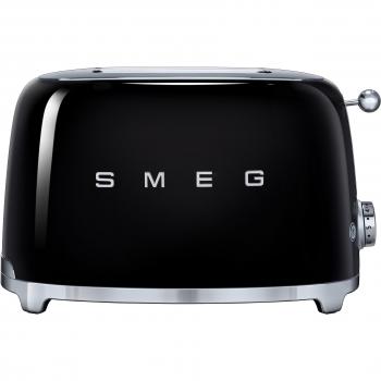 SMEG TSF01BLEU Tostadora 2x2 Ranuras de Acero Inoxidable 950W Negra 50's Style