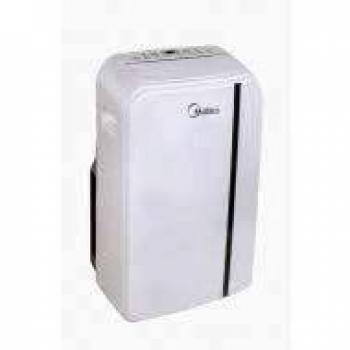 Midea - Aire acondicionado portátil - Filtro HEPA - 3500 W - Bomba de frío y calor - 3 velocidades - 65db - Control remoto - Con termostato en Mando - Incluye Kit Ventana - Blanco - MPPDB-12HRN7-QB6