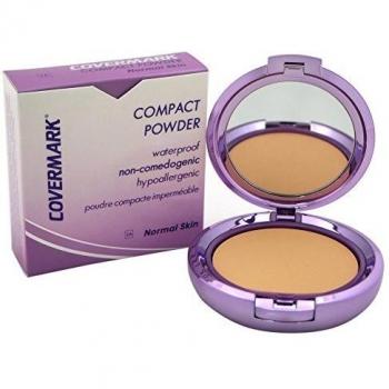 Polvo Compacto Camuflaje Waterproof Covermark 10g - Color: 1A para Pieles Normales y Secas