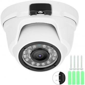 Cámara de seguridad domo infrarroja 5MP AHD PIR impermeable IP66 para interiores