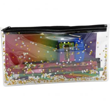 Kit Estuche Escolar Rainbow High con Accesorios de Papelería Multicolor - CyP Brands