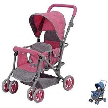 Cochecito muñecas para gemelos