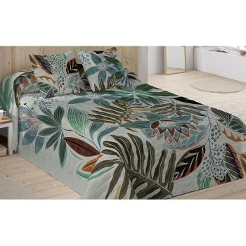 Colcha boutí Naturals - Estampado floral en tejido 100% algodón y relleno de poliéster - Fabricado en España