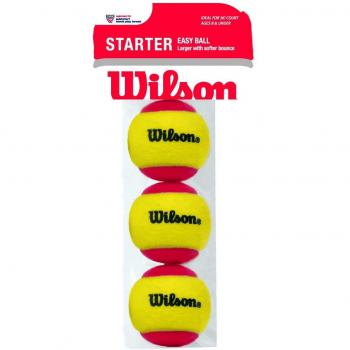 Wilson Starter Red 3 Pack, Pelota Unisex Adulto, Amarillo, Balls